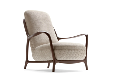 CALLAS - Fabric armchair with armrests by OPERA CONTEMPORARY - view 2